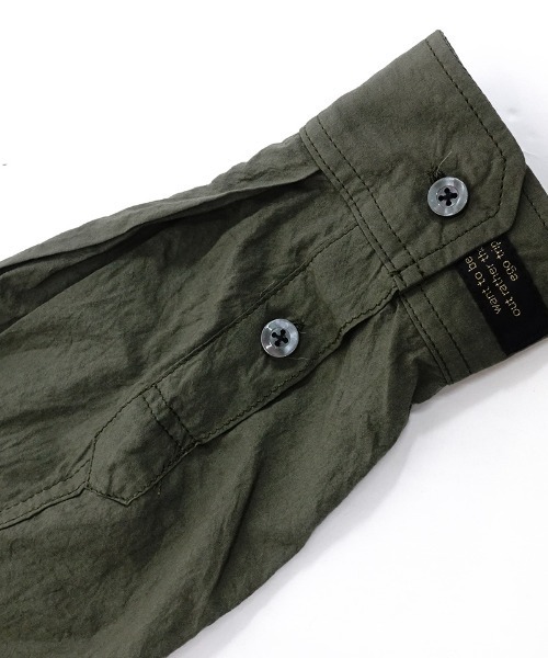 EGO TRIPPING（エゴトリッピング）の「ms4954-HBT SHIRTS シャツ（シャツ/ブラウス・メンズ・ブラック/カーキ・46/48）」の21枚目の写真
