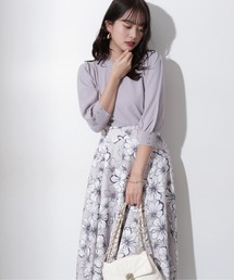 PROPORTION BODY DRESSING | 【美人百花4月号掲載商品】フラワープリントフレアースカート / 1212120311(スカート)