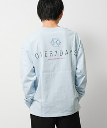 KENES GRAFFITI（ケネスグラフィティ）の「ロゴ刺繍＆プリントロングTシャツ（Tシャツ/カットソー）」