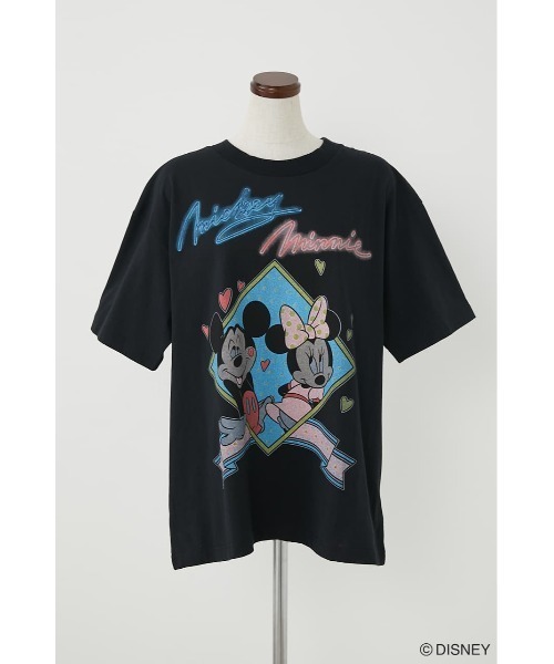 セール Md Mickey Minnie Tシャツ Tシャツ カットソー Disney Series Created By Moussy ディズニーシリーズクリエイテッドバイマウジー のファッション通販 Zozotown