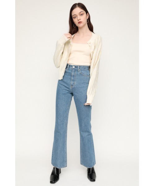 SLY（スライ）の「TULLE NECK T/T チュールネック タンクトップ（タンクトップ・レディース・ホワイト/ブラック/ブラウン/グリーン/ライトブルー/オフホワイト/バーガンディー・FREE）」の20枚目の写真