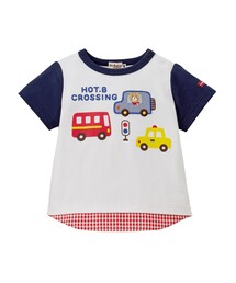 HOT BISCUITS | 乗り物 レイヤード風 半袖Ｔシャツ(Tシャツ/カットソー)