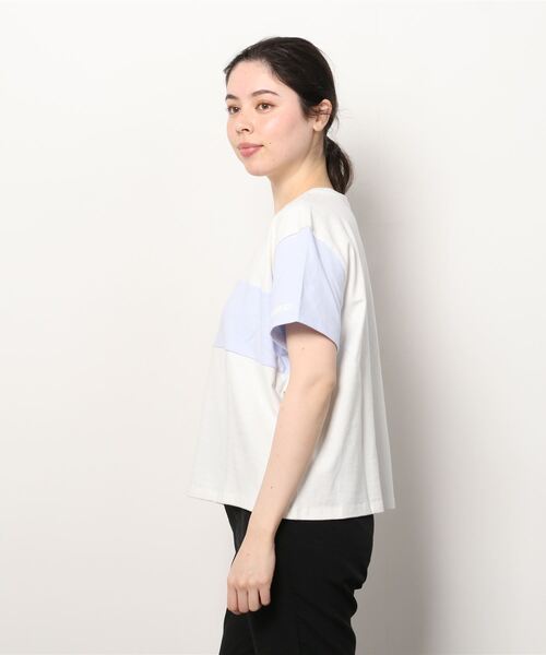 BURTON(バートン)の「ヘビーウェイト ジャージー 半袖 Tシャツ オーガニックコットン 防縮(Tシャツ/カットソー・レディース・ホワイト×パープル・S/M/XS)」の7枚目の写真