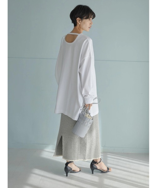 AMERICAN HOLIC（アメリカンホリック）の「ハーフメッシュバケットバッグ（ショルダーバッグ・レディース・ライトブルー/ブラック/ブラウン/アイボリー・FREE）」の6枚目の写真