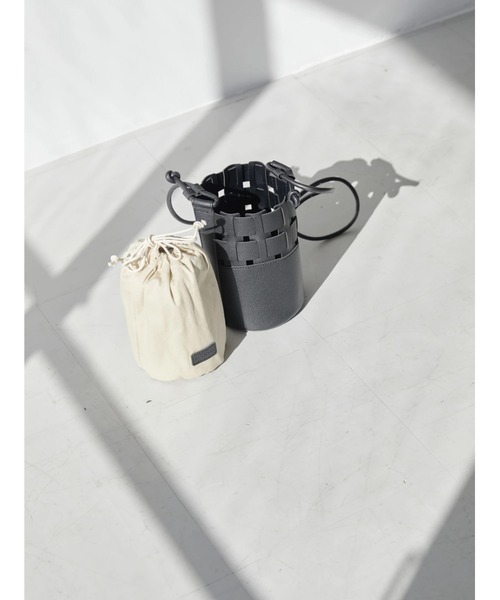 AMERICAN HOLIC（アメリカンホリック）の「ハーフメッシュバケットバッグ（ショルダーバッグ・レディース・ライトブルー/ブラック/ブラウン/アイボリー・FREE）」の8枚目の写真