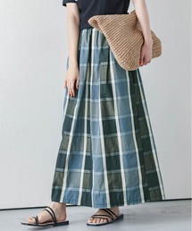 SUGAR BISKET | チェック柄ボリュームフレアスカート(スカート)