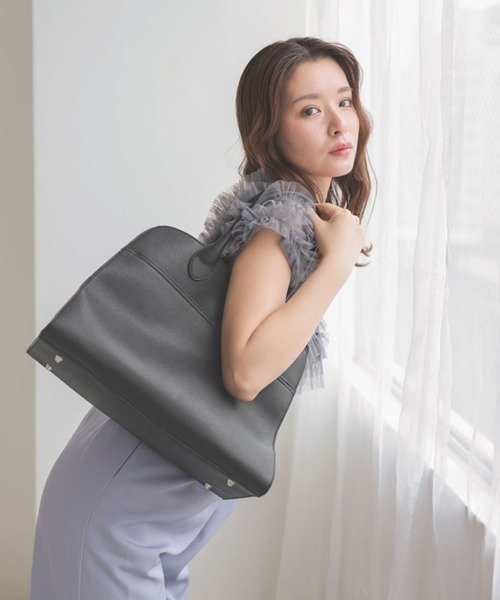 DONOBAN（ドノバン）の「「A4対応」サイドベルト A4トートバッグ（トートバッグ・レディース・ブラック/グレイッシュベージュ/ベージュ系その他・ONESIZE）」の11枚目の写真