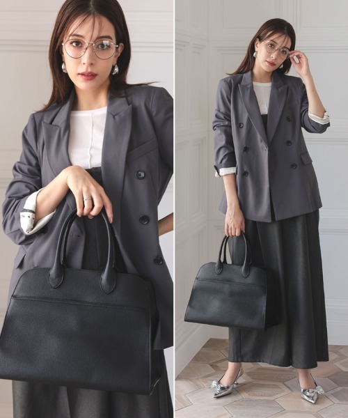 DONOBAN（ドノバン）の「「A4対応」サイドベルト A4トートバッグ（トートバッグ・レディース・ブラック/グレイッシュベージュ/ベージュ系その他・ONESIZE）」の13枚目の写真