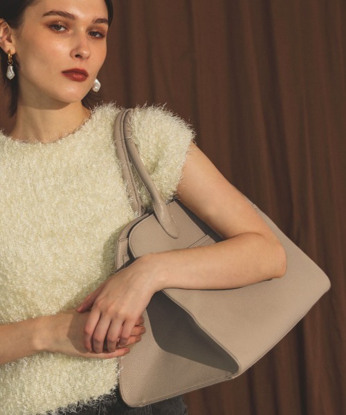 DONOBAN（ドノバン）の「「A4対応」サイドベルト A4トートバッグ（トートバッグ・レディース・ブラック/グレイッシュベージュ/ベージュ系その他・ONESIZE）」の17枚目の写真