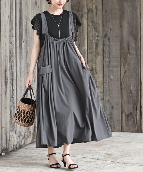 rps（アールピーエス）の「アウトポケットジャンスカート（ジャンパー