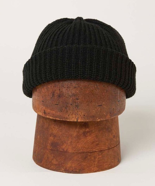Mighty Shine(マイティシャイン)の「mko10422- Fisherman Roll Knit Cap ニットキャップ(ニットキャップ/ビーニー・メンズ・ネイビー/カーキ/ブラック/オレンジ/ブラウン・FREE)」の7枚目の写真