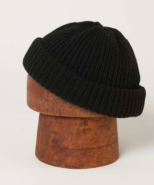 Mighty Shine(マイティシャイン)の「mko10422- Fisherman Roll Knit Cap ニットキャップ(ニットキャップ/ビーニー・メンズ・ネイビー/カーキ/ブラック/オレンジ/ブラウン・FREE)」の14枚目の写真