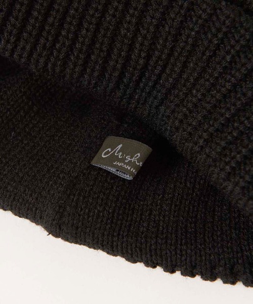 Mighty Shine(マイティシャイン)の「mko10422- Fisherman Roll Knit Cap ニットキャップ(ニットキャップ/ビーニー・メンズ・ネイビー/カーキ/ブラック/オレンジ/ブラウン・FREE)」の9枚目の写真