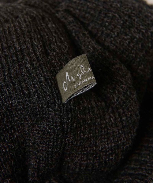 Mighty Shine(マイティシャイン)の「mko10422- Fisherman Roll Knit Cap ニットキャップ(ニットキャップ/ビーニー・メンズ・ネイビー/カーキ/ブラック/オレンジ/ブラウン・FREE)」の12枚目の写真