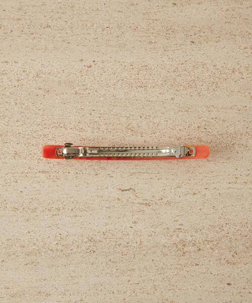 CITEN（シテン）の「＜CITEN（シテン）＞ワイドバレッタ（バレッタ/ヘアクリップ・レディース・ベージュ/オレンジ・FREE）」の5枚目の写真