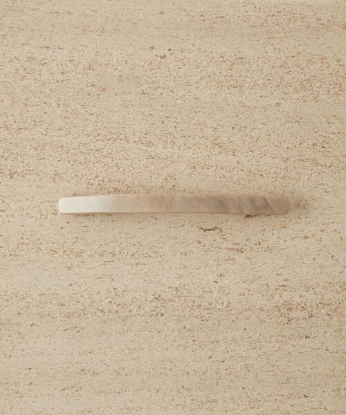 CITEN（シテン）の「＜CITEN（シテン）＞ワイドバレッタ（バレッタ/ヘアクリップ・レディース・ベージュ/オレンジ・FREE）」の6枚目の写真