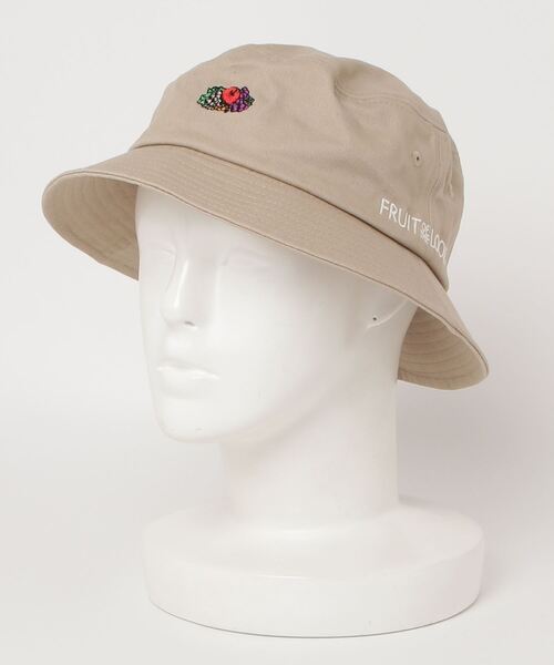FRUIT OF THE LOOM（フルーツオブザルーム）の「FRUIT OF THE LOOM/ LOGO EMB BUCKET HAT ロゴ バケットハット 14713000（ハット・メンズ・パープル/ホワイト/ブラック/ベージュ/ピンク系その他/グリーン系その他/ブルー・FREE）」の13枚目の写真