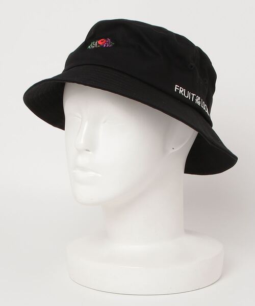 FRUIT OF THE LOOM（フルーツオブザルーム）の「FRUIT OF THE LOOM/ LOGO EMB BUCKET HAT ロゴ バケットハット 14713000（ハット・メンズ・パープル/ホワイト/ブラック/ベージュ/ピンク系その他/グリーン系その他/ブルー・FREE）」の14枚目の写真