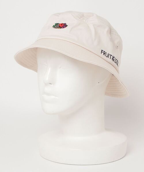 FRUIT OF THE LOOM（フルーツオブザルーム）の「FRUIT OF THE LOOM/ LOGO EMB BUCKET HAT ロゴ バケットハット 14713000（ハット・メンズ・パープル/ホワイト/ブラック/ベージュ/ピンク系その他/グリーン系その他/ブルー・FREE）」の16枚目の写真