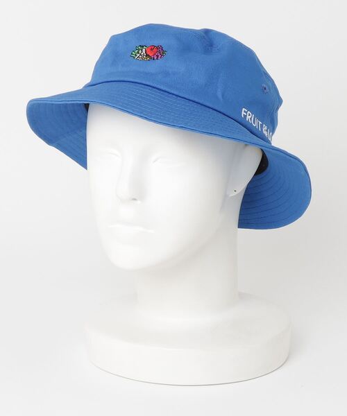 FRUIT OF THE LOOM（フルーツオブザルーム）の「FRUIT OF THE LOOM/ LOGO EMB BUCKET HAT ロゴ バケットハット 14713000（ハット・メンズ・パープル/ホワイト/ブラック/ベージュ/ピンク系その他/グリーン系その他/ブルー・FREE）」の18枚目の写真