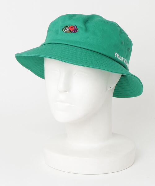 FRUIT OF THE LOOM（フルーツオブザルーム）の「FRUIT OF THE LOOM/ LOGO EMB BUCKET HAT ロゴ バケットハット 14713000（ハット・メンズ・パープル/ホワイト/ブラック/ベージュ/ピンク系その他/グリーン系その他/ブルー・FREE）」の19枚目の写真