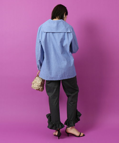 セール】IENA LA BOUCLE ライト デニム セーラーシャツ（シャツ