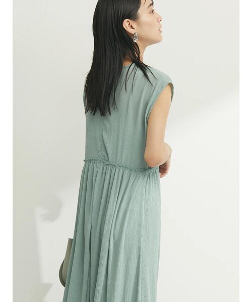 armonia（アルモニーア）の「armonia. ﾖｳﾘｭｳﾌﾟﾘｰﾂｼｱｰﾜﾝﾋﾟｰｽ（ワンピース・レディース・ブラック/カーキ/ブルー・FREE）」の12枚目の写真