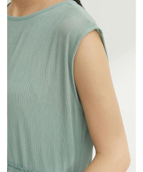 armonia（アルモニーア）の「armonia. ﾖｳﾘｭｳﾌﾟﾘｰﾂｼｱｰﾜﾝﾋﾟｰｽ（ワンピース・レディース・ブラック/カーキ/ブルー・FREE）」の14枚目の写真