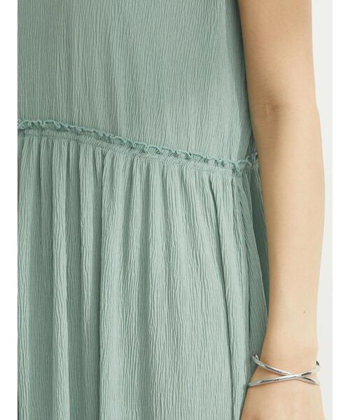 armonia（アルモニーア）の「armonia. ﾖｳﾘｭｳﾌﾟﾘｰﾂｼｱｰﾜﾝﾋﾟｰｽ（ワンピース・レディース・ブラック/カーキ/ブルー・FREE）」の16枚目の写真