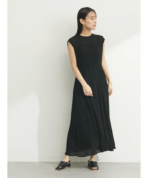 armonia（アルモニーア）の「armonia. ﾖｳﾘｭｳﾌﾟﾘｰﾂｼｱｰﾜﾝﾋﾟｰｽ（ワンピース・レディース・ブラック/カーキ/ブルー・FREE）」の17枚目の写真