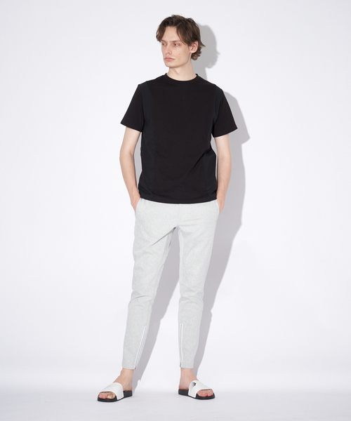 【セール】【BLANC】異素材ガゼット半袖Tシャツ（Tシャツ/カットソー）｜5351 POUR LES HOMMES（ゴーサンゴーイチプールオム）