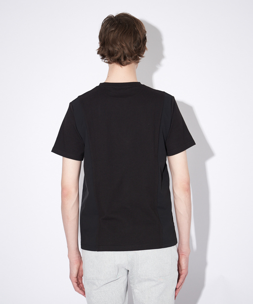 【セール】【BLANC】異素材ガゼット半袖Tシャツ（Tシャツ/カットソー）｜5351 POUR LES HOMMES（ゴーサンゴーイチプールオム）