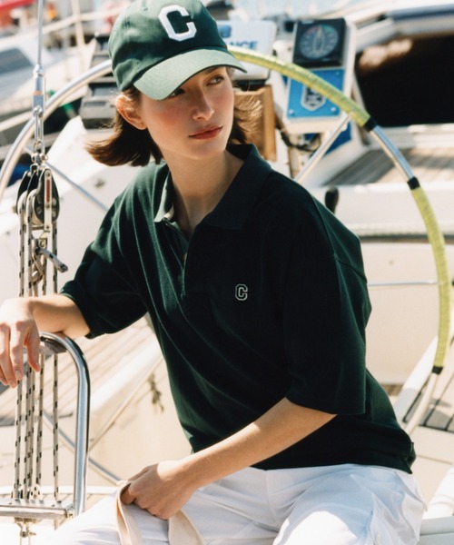 COVERNAT(カバーナット)の「【COVERNAT】COOLCOTTON WAPPEN PIQUE T-SHIRTS / カバーナット クールコットン ワッペン ピケ Tシャツ(Tシャツ/カットソー・メンズ・ブラック/グリーン/ホワイト/ネイビー/グレー・LARGE/SMALL/MEDIUM/X-LARGE)」の4枚目の写真