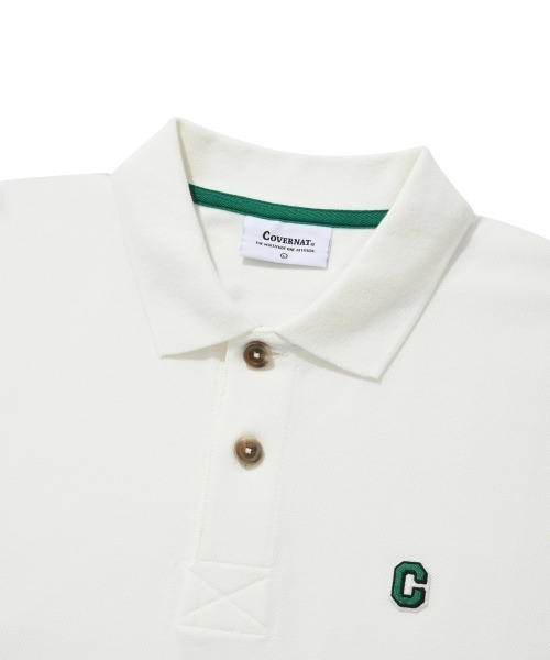 COVERNAT(カバーナット)の「【COVERNAT】COOLCOTTON WAPPEN PIQUE T-SHIRTS / カバーナット クールコットン ワッペン ピケ Tシャツ(Tシャツ/カットソー・メンズ・ブラック/グリーン/ホワイト/ネイビー/グレー・LARGE/SMALL/MEDIUM/X-LARGE)」の7枚目の写真