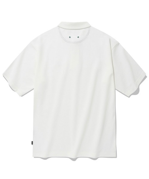 COVERNAT(カバーナット)の「【COVERNAT】COOLCOTTON WAPPEN PIQUE T-SHIRTS / カバーナット クールコットン ワッペン ピケ Tシャツ(Tシャツ/カットソー・メンズ・ブラック/グリーン/ホワイト/ネイビー/グレー・LARGE/SMALL/MEDIUM/X-LARGE)」の6枚目の写真