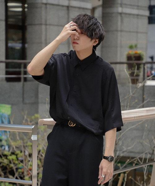 セール】にっしー×JUNRed ワンサイドラグラントレンチオーバー
