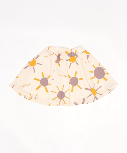Caldia(カルディア)の「CAやわらかブロード総柄スカート(スカート・キッズ・オートミール/ラベンダー/コーラルピンク・90/100/110/120/130)」の2枚目の写真