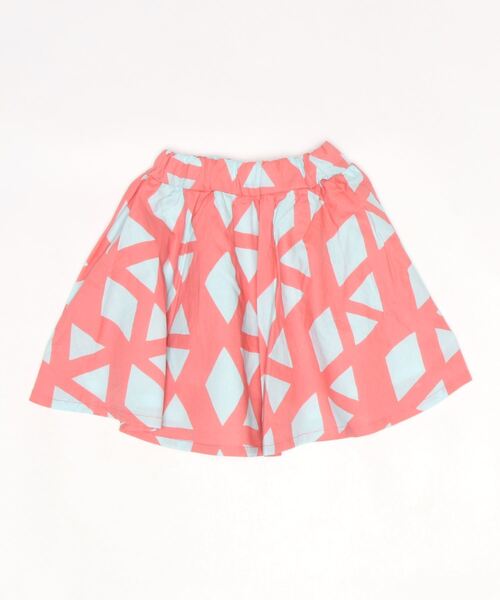 Caldia(カルディア)の「CAやわらかブロード総柄スカート(スカート・キッズ・オートミール/ラベンダー/コーラルピンク・90/100/110/120/130)」の3枚目の写真