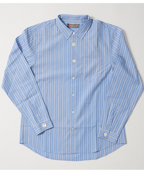 JACKSON MATISSE(ジャクソンマティス)の「【JACKSON MATISSE/ジャクソンマティス】STRIPE Shirt ストライプ シャツ(シャツ/ブラウス・メンズ・グレー/ブルー・MEDIUM/LARGE)」の2枚目の写真