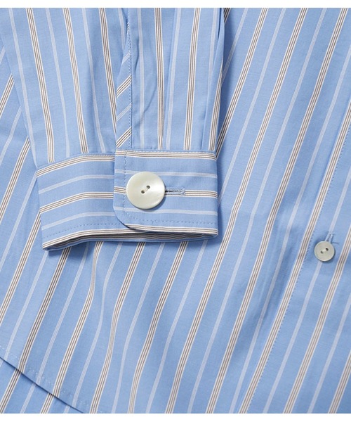 JACKSON MATISSE(ジャクソンマティス)の「【JACKSON MATISSE/ジャクソンマティス】STRIPE Shirt ストライプ シャツ(シャツ/ブラウス・メンズ・グレー/ブルー・MEDIUM/LARGE)」の3枚目の写真