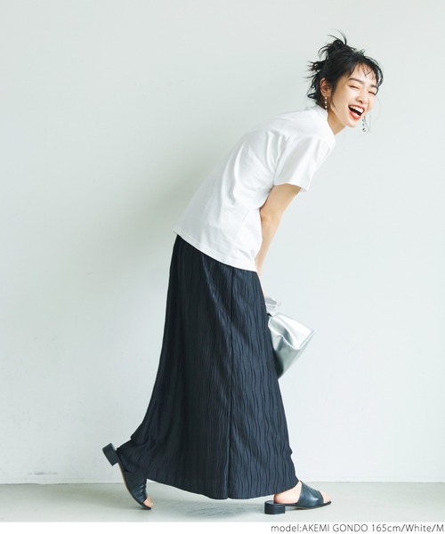 coca（coca）（コカ）の「Hi SUP レギュラーTee（Tシャツ/カットソー・レディース・ホワイト/ブラック・S/M/L）」の5枚目の写真