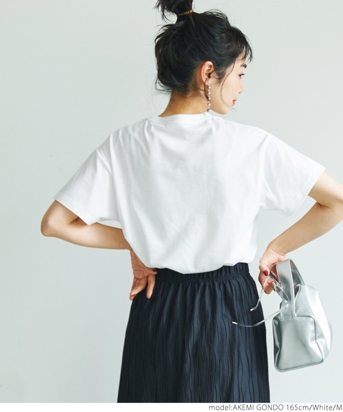 coca（coca）（コカ）の「Hi SUP レギュラーTee（Tシャツ/カットソー・レディース・ホワイト/ブラック・S/M/L）」の6枚目の写真