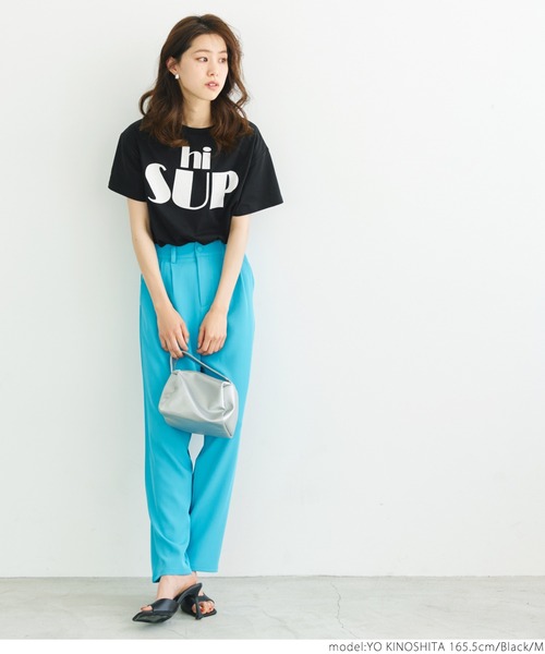 CECICA BLUEカットソー　 新品未使用 ちび衿カットソーチュニック(UVカット・接触冷感・洗濯機OK