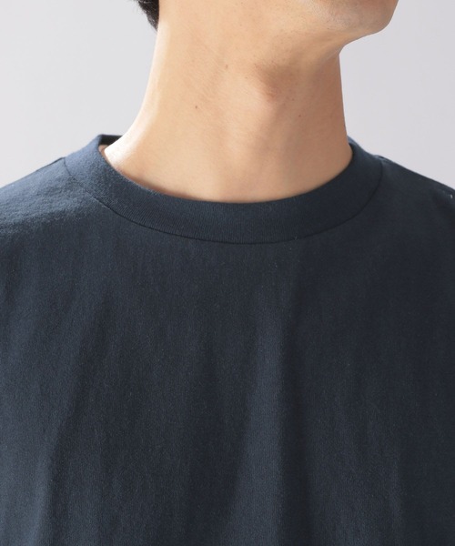 niko and...（ニコアンド）の「配色サイドプリーツTシャツ（Tシャツ/カットソー・メンズ・ネイビー/オフホワイト/ライトブルー・MEDIUM/LARGE）」の8枚目の写真