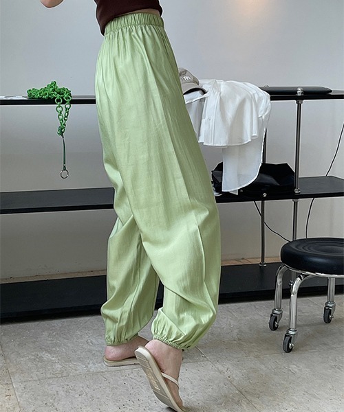 chuclla（チュクラ）の「バルーン ギャザーイージーパンツ je-101 chw22s138（その他パンツ・レディース・パープル/ブラウン/ピンク/グリーン・FREE）」の16枚目の写真