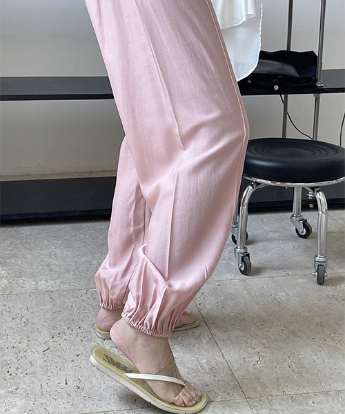 chuclla（チュクラ）の「バルーン ギャザーイージーパンツ je-101 chw22s138（その他パンツ・レディース・パープル/ブラウン/ピンク/グリーン・FREE）」の21枚目の写真