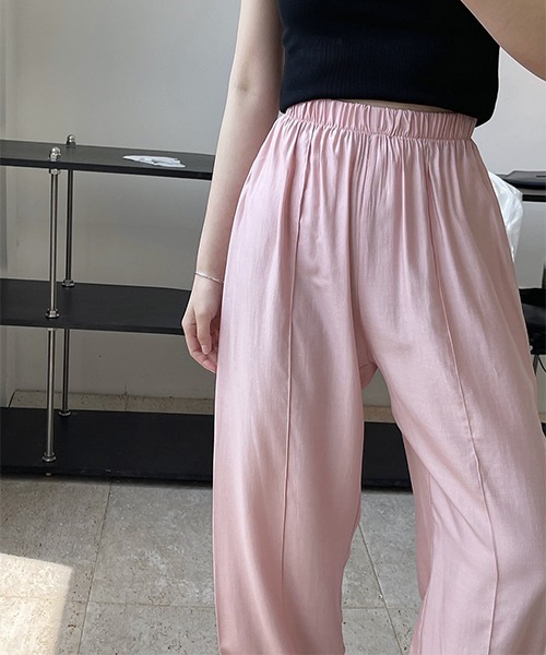 chuclla（チュクラ）の「バルーン ギャザーイージーパンツ je-101 chw22s138（その他パンツ・レディース・パープル/ブラウン/ピンク/グリーン・FREE）」の22枚目の写真