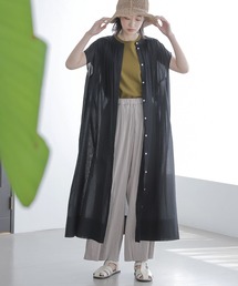 ギャザースリーブレスワンピース / 281673