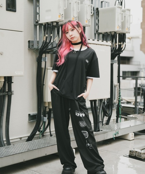  ★スリム 半袖 リンガー クルーネック Tシャツ 楽天市場】Tシャツ メンズ / ヘビーウェイト リンガー Tシャツ