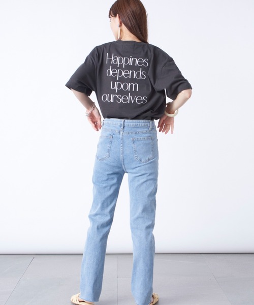 MAISON BREEZE(メゾンブリーズ)の「【MAISON BREEZE】カットオフロールアップデニムパンツ KNF(デニムパンツ・レディース・サックスブルー/ブルー・FREE)」の11枚目の写真